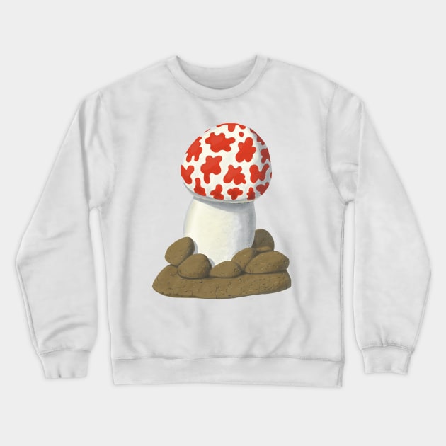 Shooting star strange mushroom Crewneck Sweatshirt by chillstudio